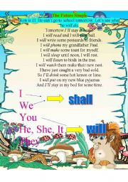 English Worksheet: The Future Simple