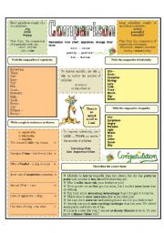 English Worksheet: COMPARISON