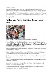 English Worksheet: Bode Miller