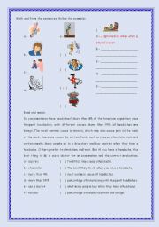 English worksheet: Injuries