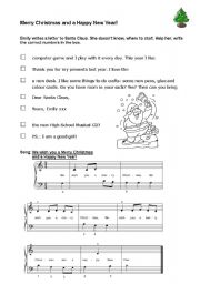 English Worksheet: Merry Christmas