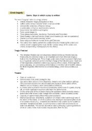 English worksheet: Greek Theatre