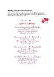 A Mothers Day poem