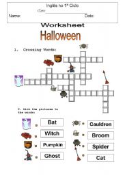 halloween crossword