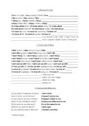 English worksheet: who am i 