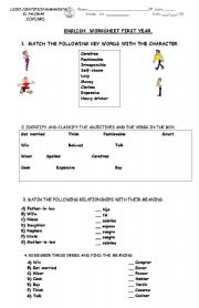 English worksheet: Chilean comics