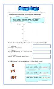 English worksheet: Present Simple