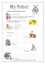 English worksheet: My Robot - Pre-intermediate