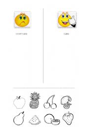 English Worksheet: FOOD