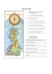 English Worksheet: The Weather