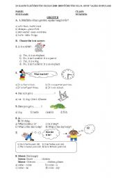 English worksheet: kark