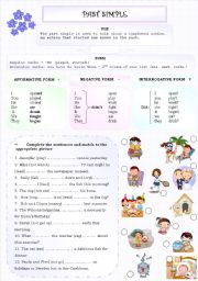 English Worksheet: past simple