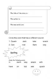 English Worksheet: worksheet