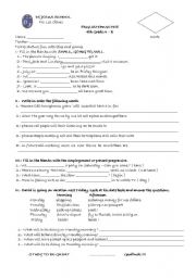 English Worksheet: future