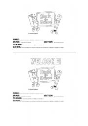 English Worksheet: WELCOME TO SCHOOL!