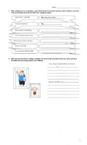 English worksheet: Exam - Second Part