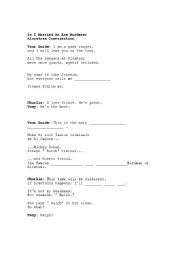 English Worksheet: So I Married an Axe Murderer Cloze and Comprehension activity