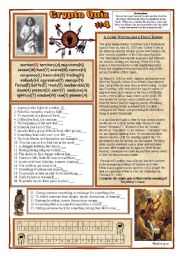 English Worksheet: Crypto Quiz #4