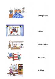 English worksheet: occupations 2