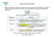 English Worksheet: 1. Medical Terminology - Introduction