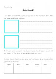 English Worksheet: the benefit of exercise