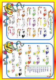 English Worksheet: Colours