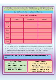 English Worksheet: making invitations using Why dont we...?  accepting or declining ( Im sorry, I cant.  I have to...