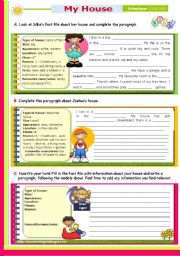 English Worksheet: 2nd lesson of 45m - Reading leading to Writing Series (15) -  