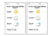English Worksheet: Whats the weather like?
