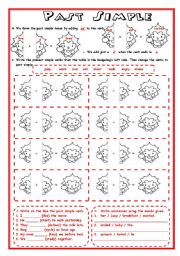 English Worksheet: PAST SIMPLE  - INTRUDUCTION