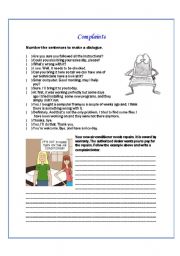 English Worksheet: Complaint letter