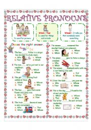 RELATIVE PRONOUNS