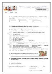 English Worksheet: Two and a Half Men - I remember the coat room I just dont remember you (Part 1)