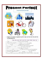 English Worksheet: Present perfect simple