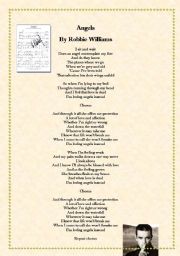 English worksheet: Angels by Robbie Williams song