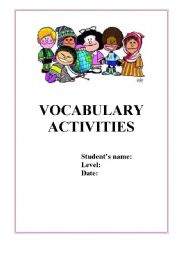 Vocabulary Activities (key included)