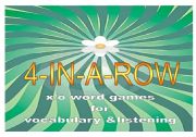 English Worksheet: 4-in-a-row WORD GAMES