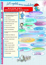 English Worksheet: Water words slang (2). A version of Cinderella by David Burke