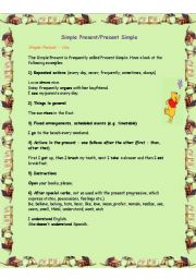 English worksheet: Simple Present