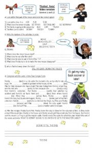 English Worksheet: Flushed Away 