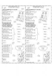 English Worksheet: Dancing with Myself