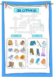 English Worksheet: Clothes 