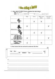 English Worksheet: Interaction - Student A and B