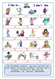 English Worksheet: Actions / Worksheet 