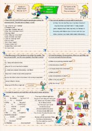 English Worksheet: Simple Present: questions