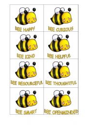 English Worksheet: motivational bees :)