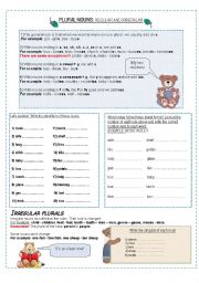 English Worksheet: Plural forms