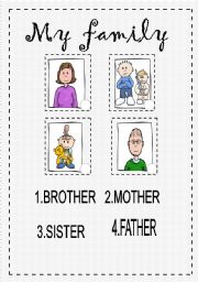 English worksheet: Family Members - 
