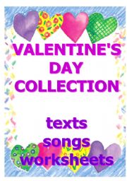 Valentines Day Collection - various teaching materials