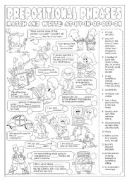 English Worksheet: Prepositional Phrases 2 (Business English)